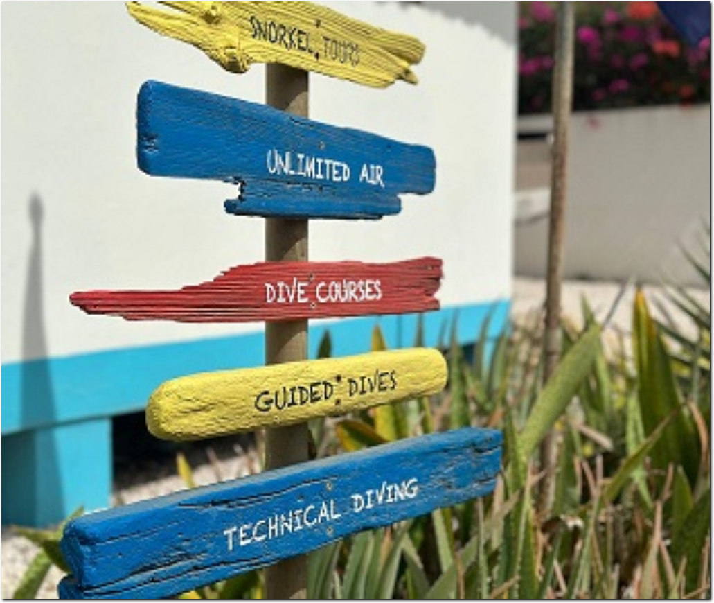 Driftwood dive shop